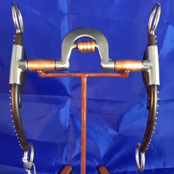 Tom Balding Floral and Brown Switchback Shank Pro Roller Bit